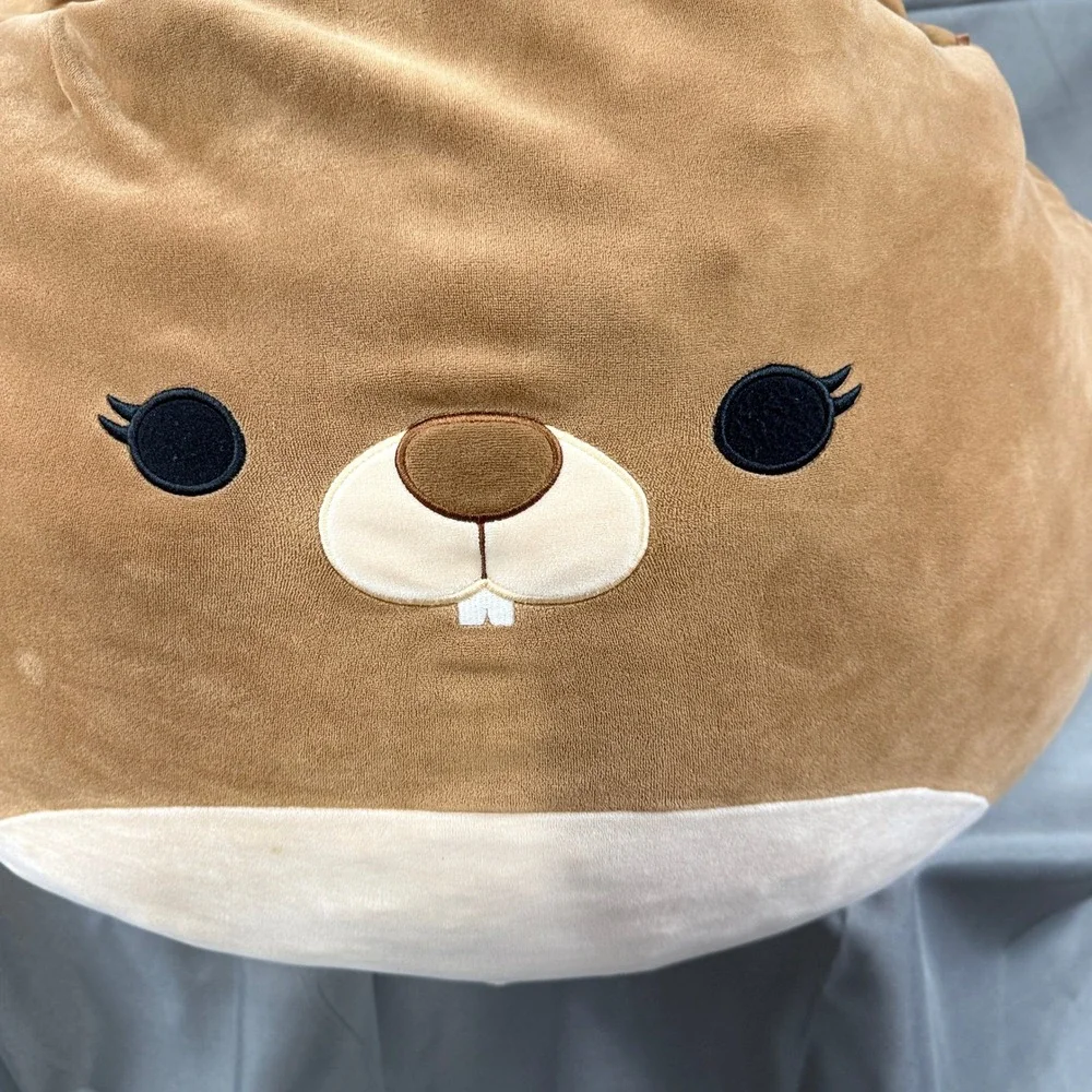 Squishmallows Baratelli The Beaver Plush 2022 Kellytoy‎ Stuffed Animal Pillow